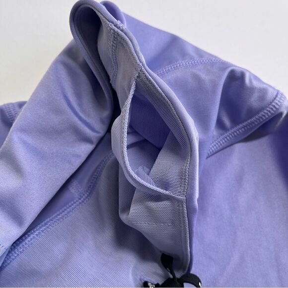 Nike Running Speed Legging Tights Shiny Light Purple Grey Details Women's Medium - Picture 6 of 10